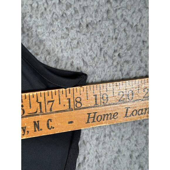 Gym Shark Logo Tank Top Women M Black Activewear Casual workout Gym sleeveless - Picture 9 of 10